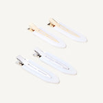 Creaseless Clips White - Pearl