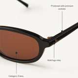 Paloma Sunglasses in Black
