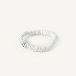 White Silk Hair Tie - 100% Pure Silk