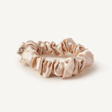 Champagne Silk Scrunchie - 100% Pure Silk