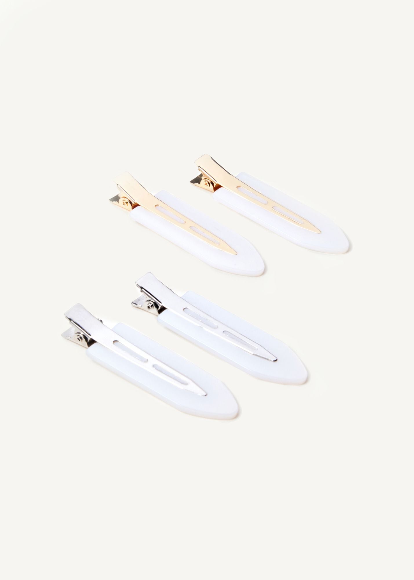 Creaseless Clips White - Pearl