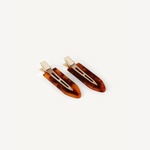 Creaseless Clips in Tortoise on a white background.