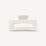 White hair clip on a white background