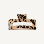 Tortoiseshell claw clip on a white background