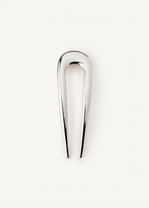 The French Pin in Silver on a white background.