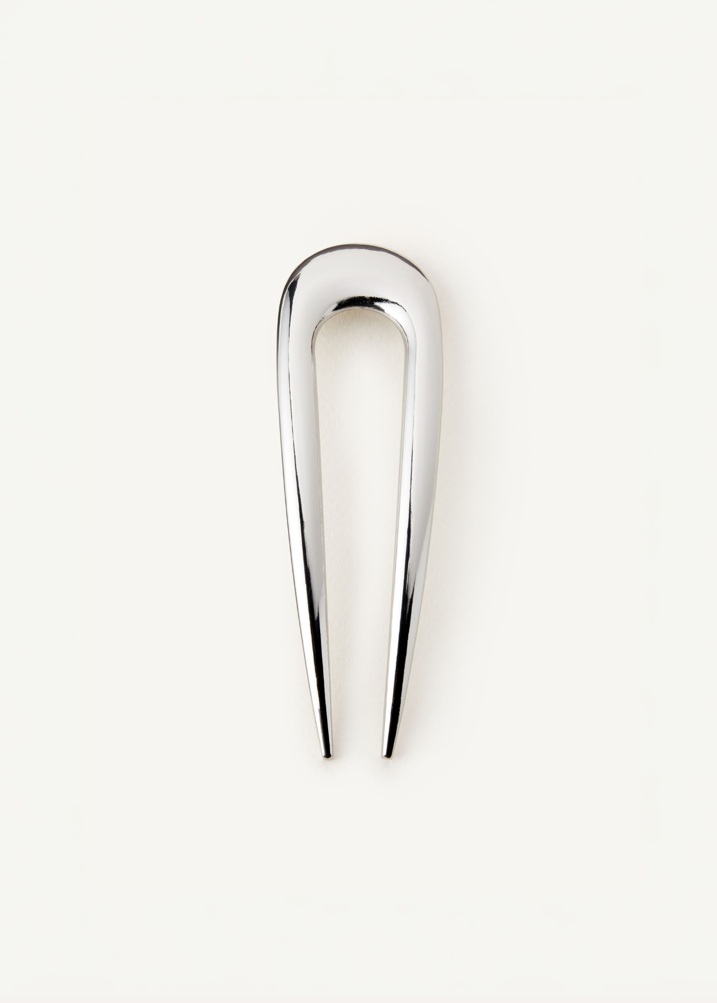 The French Pin in Silver on a white background.