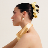 Silk Halo Scrunchie in Butter