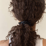 Silk Scrunchie in Black