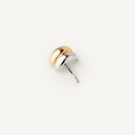 The mixed metal hair cuff, a two-toned gold and silver cuff on a white background