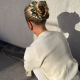 Silk Halo Scrunchie in Sweet Pea
