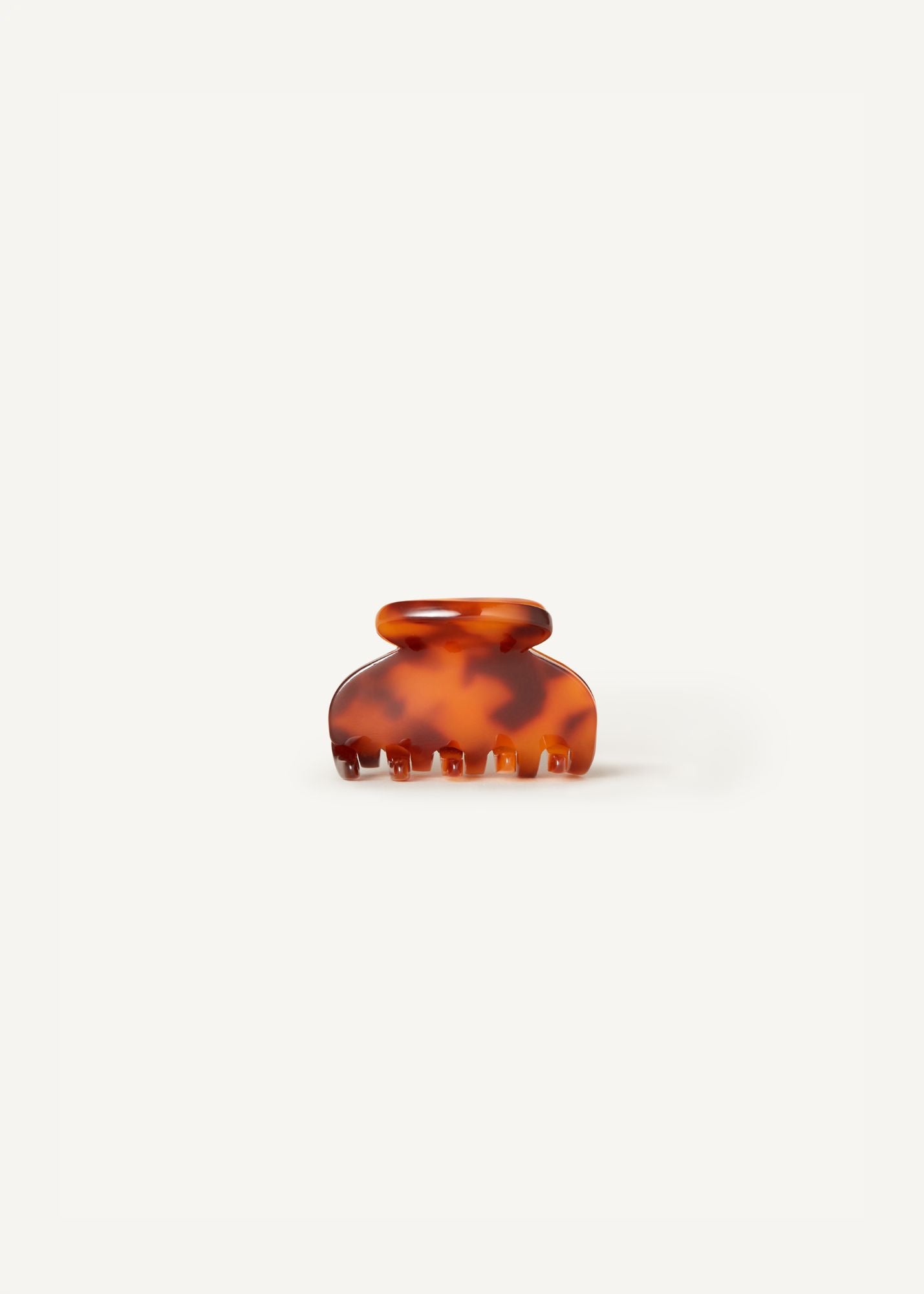 Mini Demi Clip in Tortoise on a white background